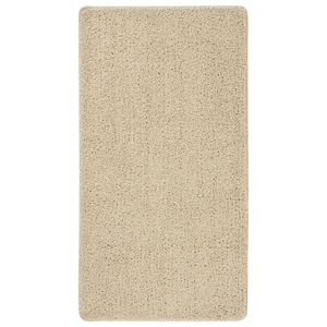 vidaXL Chlpat&yacute; koberec kr&eacute;mov&yacute; 80x150 cm proti&scaron;mykov&yacute;