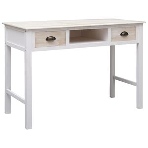 vidaXL Konzolov&yacute; stol&iacute;k 110x45x76 cm dreven&yacute;