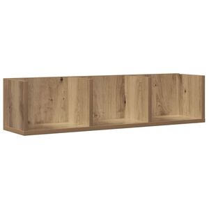 vidaXL N&aacute;stenn&aacute; polica na CD dub artisan 75x18x18 cm kompozitn&eacute; drevo