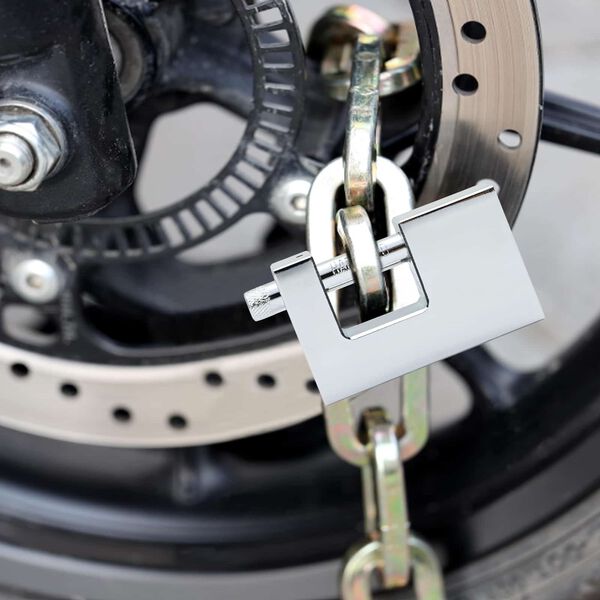 vidaXL Visiaci z&aacute;mok 12 pcs Strieborn&aacute; 7,8 x 2 x 5 cm Železo