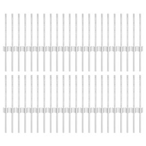 vidaXL Stĺp na plot. 44 pcs Strieborn&aacute; 80 cm Oceľ