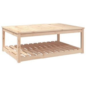 vidaXL Z&aacute;hradn&yacute; stol&iacute;k 121x82,5x45 cm borovicov&yacute; mas&iacute;v