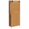vidaXL Highboard Star&eacute; drevo 69,5 x 34 x 180 cm Kompozitn&eacute; drevo