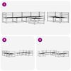vidaXL Z&aacute;hradn&aacute; s&uacute;prava gaučov 7 pcs Pr&iacute;rodn&aacute; Pevn&eacute; ak&aacute;ciov&eacute; drevo