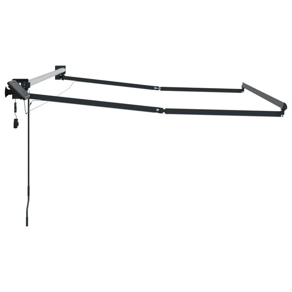 vidaXL Elektrick&yacute; automatick&yacute; r&aacute;m mark&iacute;zy Antracit 4 &times; 3 m Hlin&iacute;k