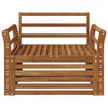 vidaXL 2 Kus Pohovka s opierkami Pr&iacute;rodn&aacute;