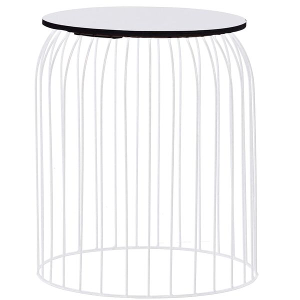 vidaXL Konferenčné stolíky 3 ks biele