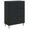 vidaXL Serv&iacute;rovacia skriňa Čierna 66 x 34,5 x 90 cm Kompozitn&eacute; drevo