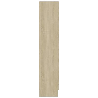 vidaXL Vitrína, dub sonoma 82,5x30,5x150 cm, kompozitné drevo