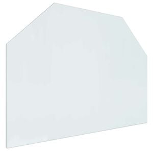 vidaXL Sklenen&aacute; doska krbu Priehľadn&aacute; 80 x 60 cm Sklo
