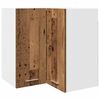vidaXL Z&aacute;vesn&aacute; rohov&aacute; skrinka &ldquo;Lyon&rdquo; Old Wood 57x57x60 cm