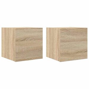 vidaXL N&aacute;stenn&eacute; TV skrinky 2 ks dub sonoma 30,5x30x30 cm