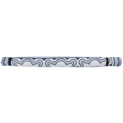 Esschert Design Vonkajší koberec modro-biely 151,5 cm OC23