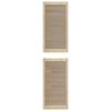 vidaXL Skř&iacute;ňov&eacute; dvere s dverami 4 pcs Pr&iacute;rodn&aacute; 140.5 x 2 x 59.5 cm