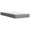 vidaXL Boxspring posteľ s matracom bledosiv&yacute; 100x200 cm l&aacute;tka
