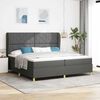 vidaXL Boxspring posteľ s matracom tmavo&scaron;ed&aacute; 90x190 cm Tmavo &scaron;ed&aacute;