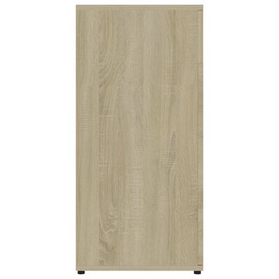 vidaXL Komoda, dub sonoma 80x36x75 cm, kompozitné drevo