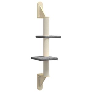 vidaXL N&aacute;stenn&eacute; &scaron;krabadlo pre mačky tmavosiv&eacute; 108 cm