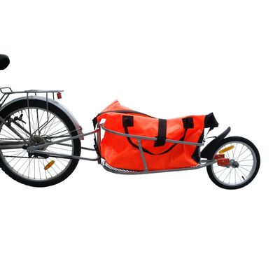 Jedno kolesový príves pre bicikle s taškou pre batožinu
