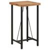 vidaXL Barov&yacute; st&ocirc;l 55x55x107 cm mas&iacute;vna ak&aacute;cia a železo