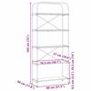 vidaXL Reg&aacute;l na knihy Star&eacute; drevo 80 x 30 x 183 cm Kompozitn&eacute; drevo