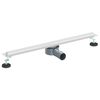 vidaXL 360&deg; sprchov&yacute; odtok so &scaron;t&iacute;hlym modelom Strieborn&aacute; 70 cm