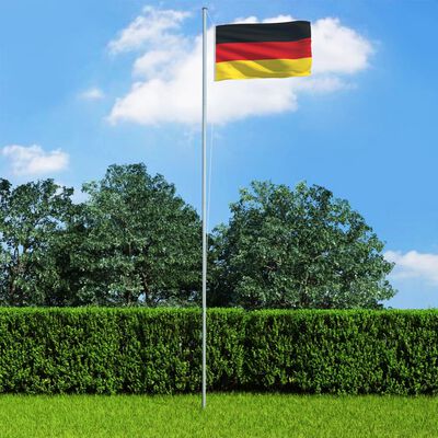 vidaXL Vlajka Nemecko 90x150 cm