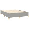 vidaXL Boxspring posteľ s matracom bledosiv&yacute; 140x190 cm l&aacute;tka