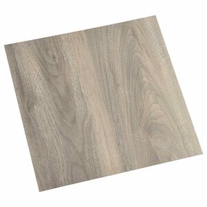 vidaXL Samo-lepiace podlahov&eacute; dosky Čierna a drevo 30,5 x 30,5 cm