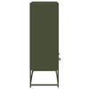 vidaXL Vysok&aacute; skrinka olivovozelen&aacute; 68x39x111,5 cm oceľ