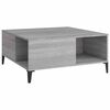 vidaXL Konferenčn&yacute; stol&iacute;k siv&yacute; dub sonoma 80x80x36,5 spracovan&eacute; drevo