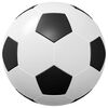 vidaXL Stoln&eacute; futbaly 12 ks Biela 3,6 x 3,6 cm Polypropyl&eacute;n