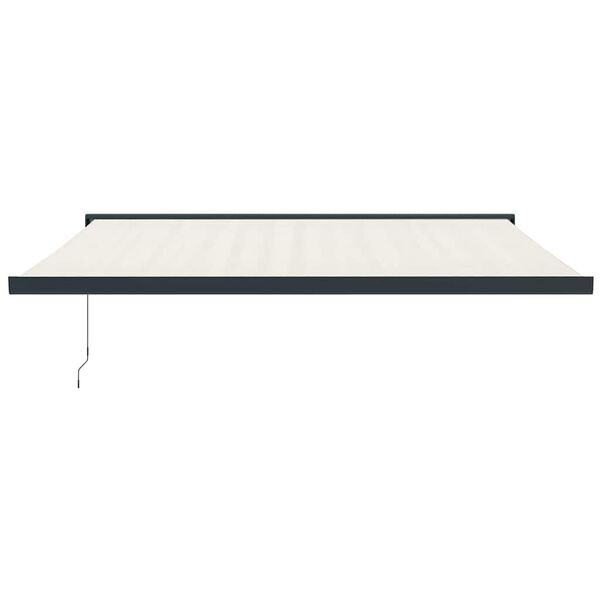 VidaXL Zaťahovacia mark&iacute;za kr&eacute;mov&aacute; 4,5x3 m l&aacute;tka a hlin&iacute;k