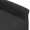 vidaXL Skl&aacute;pacie kreslo čierne mikrovl&aacute;knov&aacute; tkanina