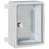 vidaXL Ovl&aacute;dacia skriňa Siv&aacute; 32 x 13 x 33 cm ABS plast