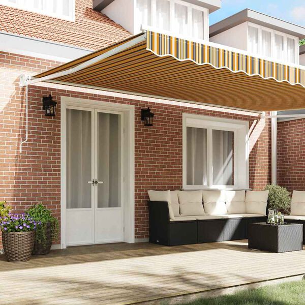 vidaXL Zatemniteľná markíza Viacfarebný 500 × 300 cm látka