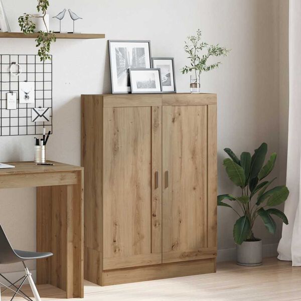 vidaXL Knižnica dub artisan 82,5x30,5x115 cm kompozitn&eacute; drevo