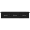 vidaXL N&aacute;stenn&aacute; skrinka čierny dub 88x26x18,5 cm kompozitn&eacute; drevo