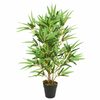 vidaXL Umel&yacute; bambusov&yacute; strom 368 listov 80 cm zelen&yacute;