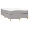 vidaXL Boxspring posteľ s matracom bledosiv&aacute; 120x190 cm l&aacute;tka