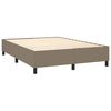 vidaXL Boxspring posteľ s matracom sivohned&yacute; 140x190 cm l&aacute;tka