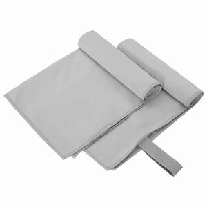 vidaXL &Scaron;portov&eacute; uter&aacute;ky 2 pcs Siv&aacute; 50 x 30 cm Polyester a polyamid