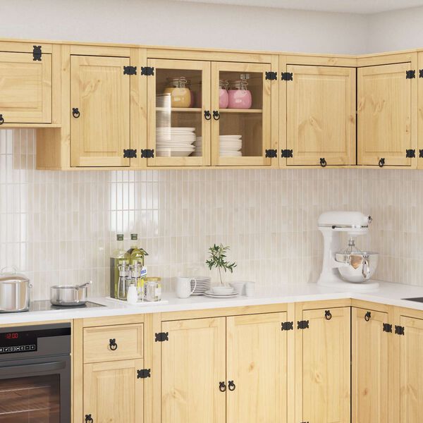 vidaXL Skrinkový Med 60 x 32 x 40 cm Masívne borovicové drevo