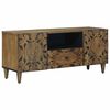 vidaXL TV skrinka Hned&aacute; 105 x 33,5 x 46 cm Mas&iacute;vne mango drevo