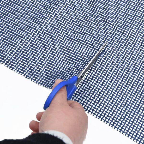 vidaXL Koberec do stanu modr&yacute; 3x3 m