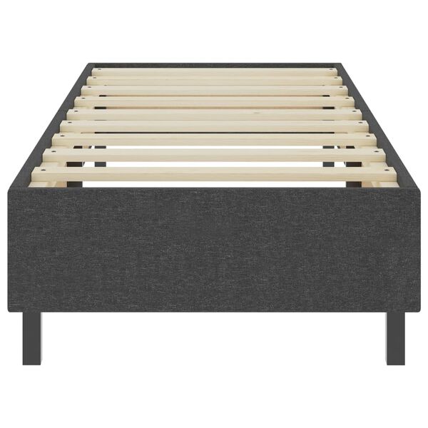 vidaXL Posteľ boxspring tmavošedá látková 80x200 cm