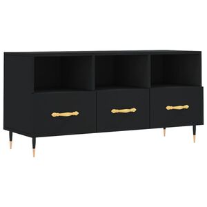 vidaXL TV stol&iacute;k čierny 102x36x50 cm kompozitn&eacute; drevo