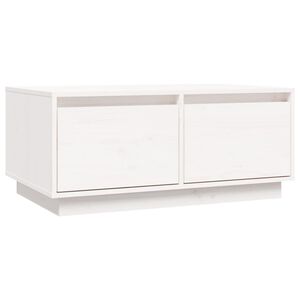 vidaXL Konferenčn&yacute; stol&iacute;k biely 80x50x35 cm borovicov&yacute; mas&iacute;v