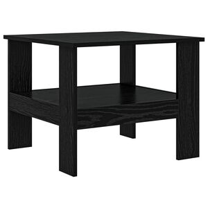 vidaXL Konferenčn&yacute; stol&iacute;k Čierny dub 57 x 55 x 45 cm Kompozitn&eacute; drevo