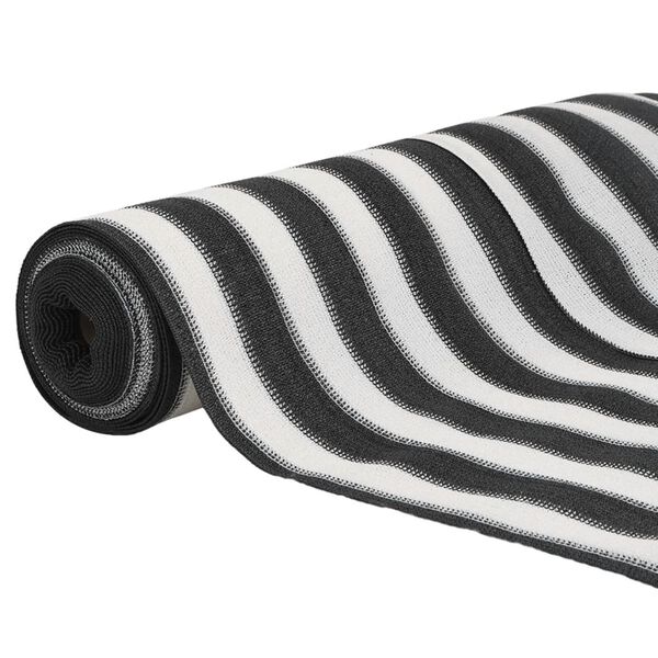 vidaXL Tieniaca sieť antracitovo-biela 1,5x50 m HDPE 75 g/m²